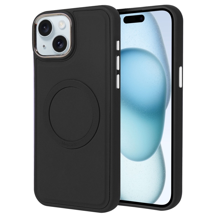 For iPhone 15 Plus Imitation Liquid Skin Feel Plating Magsafe Phone Case(Black)
For iPhone 15 Plus Imitation Liquid Skin Feel Plating Magsafe Phone Case(Black)