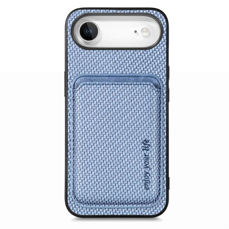 For iPhone Air Carbon Fiber Leather Card Magsafe Phone Case(Blue)
For iPhone Air Carbon Fiber Leather Card Magsafe Phone Case(Blue)