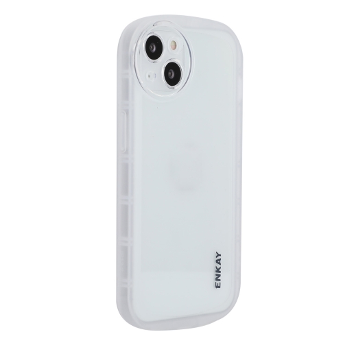 For iPhone 15 Plus ENKAY Hat-Prince Translucent Matte TPU Shockproof Phone Case(White)
For iPhone 15 Plus ENKAY Hat-Prince Translucent Matte TPU Shockproof Phone Case(White)