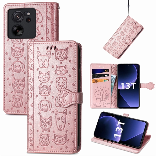 For Xiaomi 13T / 13T Pro Cat and Dog Embossed Leather Phone Case(Rose Gold)
For Xiaomi 13T / 13T Pro Cat and Dog Embossed Leather Phone Case(Rose Gold)
