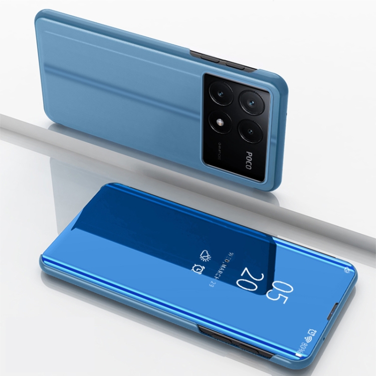 For Xiaomi Poco F6 Pro Plated Mirror Horizontal Flip Leather Phone Case with Holder(Blue)
For Xiaomi Poco F6 Pro Plated Mirror Horizontal Flip Leather Phone Case with Holder(Blue)