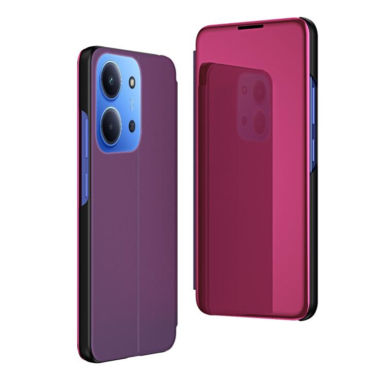 For Redmi 15C 5G / 4G EU 173mm Plated Mirror Horizontal Flip Leather Phone Case with Holder(Purple)
For Redmi 15C 5G / 4G EU 173mm Plated Mirror Horizontal Flip Leather Phone Case with Holder(Purple)