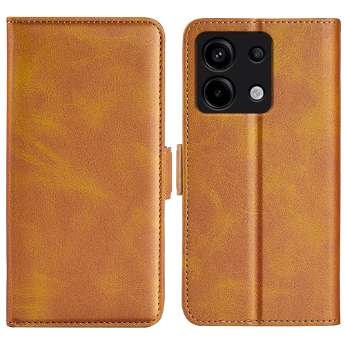 For Xiaomi Redmi Note 13 Pro 5G Dual-side Magnetic Buckle Horizontal Flip Leather Phone Case(Yellow)
For Xiaomi Redmi Note 13 Pro 5G Dual-side Magnetic Buckle Horizontal Flip Leather Phone Case(Yellow)