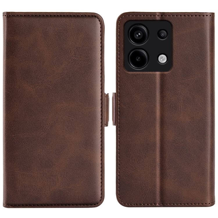 For Xiaomi Redmi Note 13 Pro 5G Dual-side Magnetic Buckle Horizontal Flip Leather Phone Case(Brown)
For Xiaomi Redmi Note 13 Pro 5G Dual-side Magnetic Buckle Horizontal Flip Leather Phone Case(Brown)