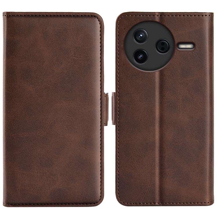 For Redmi K80 / Poco F7 Pro Dual-side Magnetic Buckle Horizontal Flip Leather Phone Case(Brown)
For Redmi K80 / Poco F7 Pro Dual-side Magnetic Buckle Horizontal Flip Leather Phone Case(Brown)