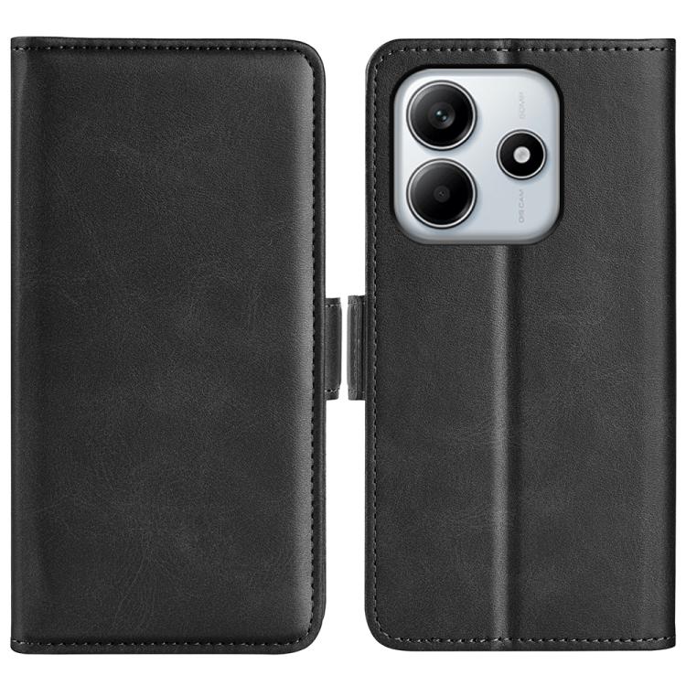 For Redmi Note 14 4G 164.84mm Dual-side Magnetic Buckle Horizontal Flip Leather Phone Case(Black)
For Redmi Note 14 4G 164.84mm Dual-side Magnetic Buckle Horizontal Flip Leather Phone Case(Black)