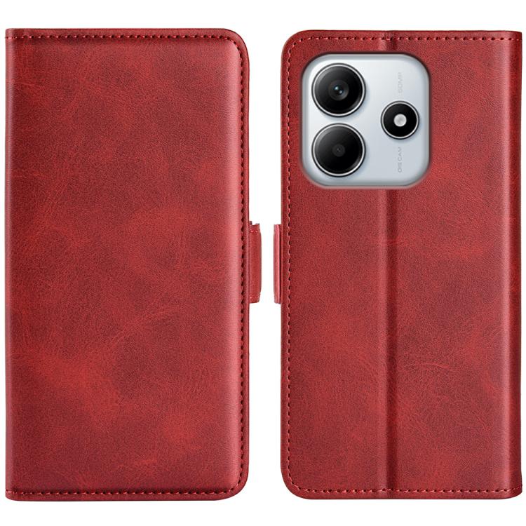 For Redmi Note 14 4G 164.84mm Dual-side Magnetic Buckle Horizontal Flip Leather Phone Case(Red)
For Redmi Note 14 4G 164.84mm Dual-side Magnetic Buckle Horizontal Flip Leather Phone Case(Red)
