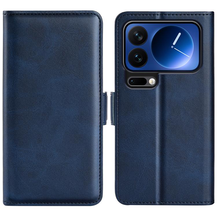 For Xiaomi 17 Pro max Dual-side Magnetic Buckle Horizontal Flip Leather Phone Case(Dark Blue)
For Xiaomi 17 Pro max Dual-side Magnetic Buckle Horizontal Flip Leather Phone Case(Dark Blue)