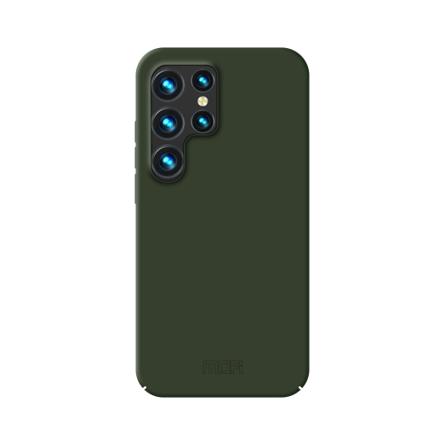 

For Samsung Galaxy S24 Ultra 5G MOFI Qin Series Skin Feel All-inclusive PC Phone Case(Green)