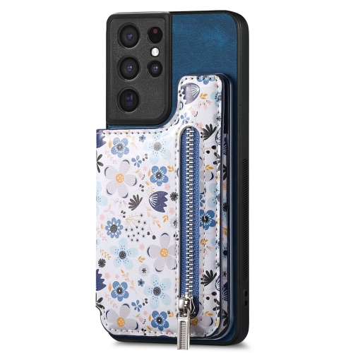 For Samsung Galaxy S21 Ultra 5G Retro Painted Zipper Wallet Back Phone Case(Blue)
For Samsung Galaxy S21 Ultra 5G Retro Painted Zipper Wallet Back Phone Case(Blue)