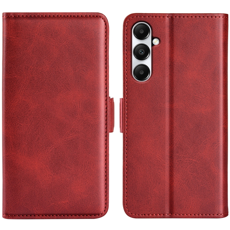 For Samsung Galaxy A05s Dual-side Magnetic Buckle Horizontal Flip Leather Phone Case(Red)
For Samsung Galaxy A05s Dual-side Magnetic Buckle Horizontal Flip Leather Phone Case(Red)