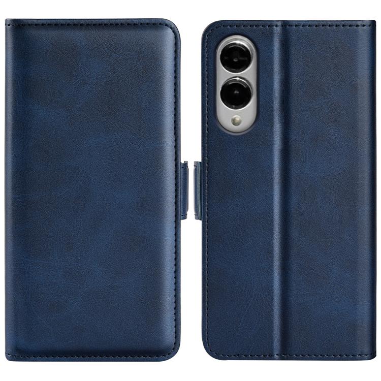 For Samsung Galaxy S25 Edge 5G Dual-side Magnetic Buckle Horizontal Flip Leather Phone Case(Dark Blue)
For Samsung Galaxy S25 Edge 5G Dual-side Magnetic Buckle Horizontal Flip Leather Phone Case(Dark Blue)