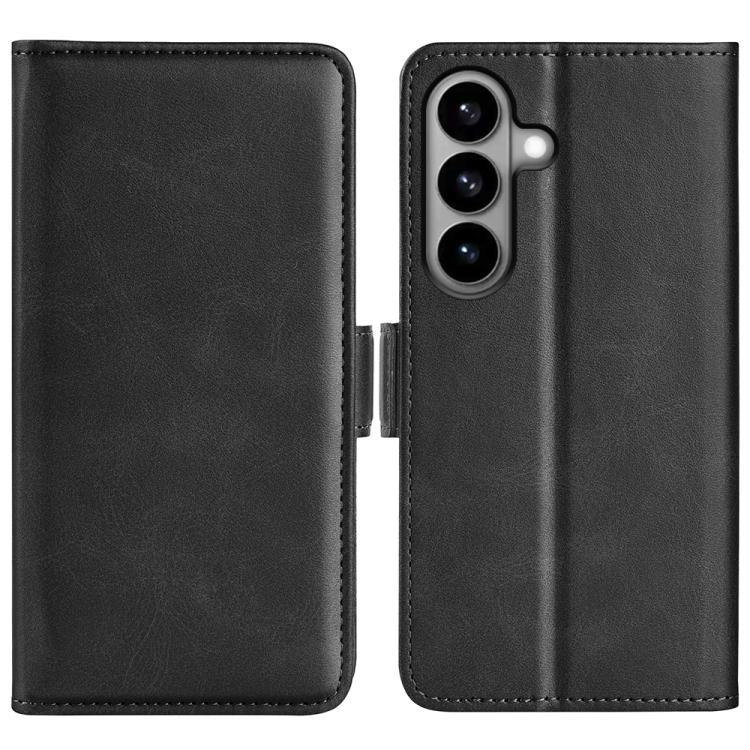 For Galaxy S26 5G Dual-side Magnetic Buckle Horizontal Flip Leather Phone Case(Black)
For Galaxy S26 5G Dual-side Magnetic Buckle Horizontal Flip Leather Phone Case(Black)