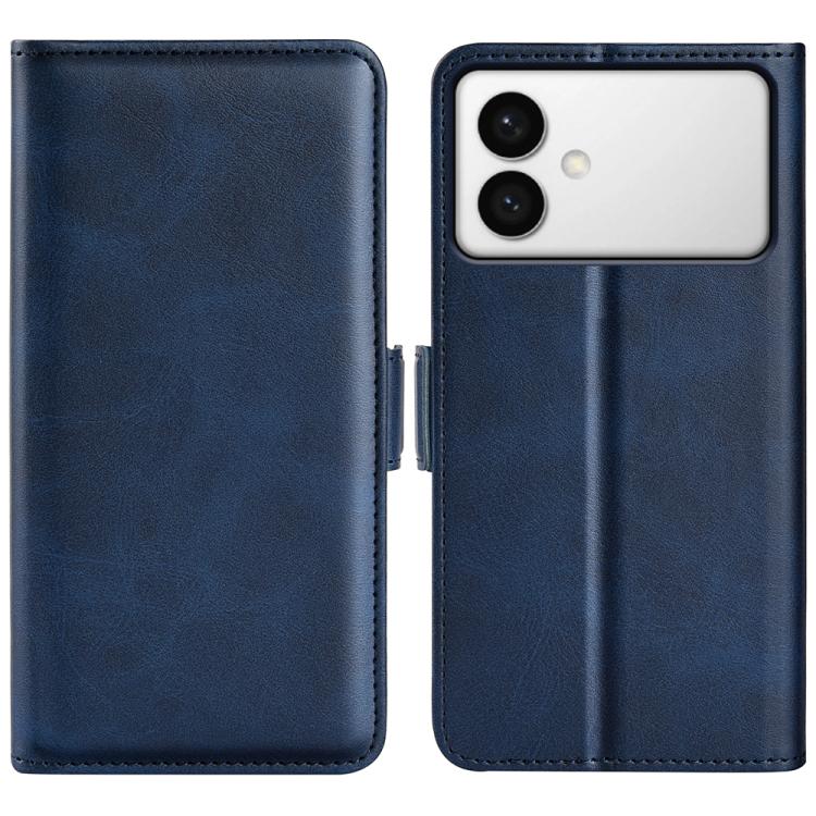 For Samsung Galaxy S26 Edge 5G Dual-side Magnetic Buckle Horizontal Flip Leather Phone Case(Dark Blue)
For Samsung Galaxy S26 Edge 5G Dual-side Magnetic Buckle Horizontal Flip Leather Phone Case(Dark Blue)