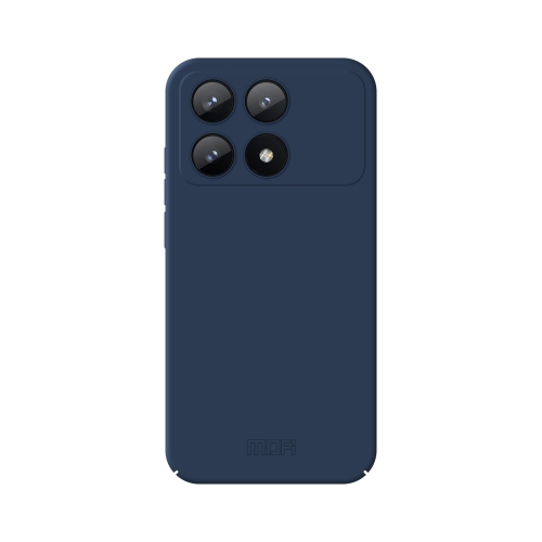 

For Xiaomi Redmi K70E MOFI Qin Series Skin Feel All-inclusive PC Phone Case(Blue)