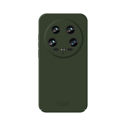 

For Xiaomi 14 Ultra MOFI Qin Series Skin Feel All-inclusive PC Phone Case(Green)
