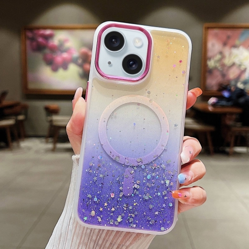 For iPhone 15 Multicolor Gradient Glitter Sequin MagSafe TPU Phone Case(Orange+Purple)
For iPhone 15 Multicolor Gradient Glitter Sequin MagSafe TPU Phone Case(Orange+Purple)