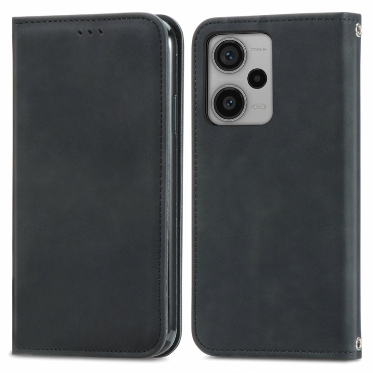 For Xiaomi Redmi Note 12 Pro+ 5G Retro Skin Feel Magnetic Flip Leather Phone Case(Black)
For Xiaomi Redmi Note 12 Pro+ 5G Retro Skin Feel Magnetic Flip Leather Phone Case(Black)