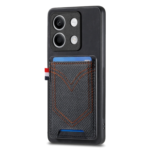 For Xiaomi Redmi Note 13 Denim Texture Leather Skin Phone Case with Card Slot(Black)
For Xiaomi Redmi Note 13 Denim Texture Leather Skin Phone Case with Card Slot(Black)