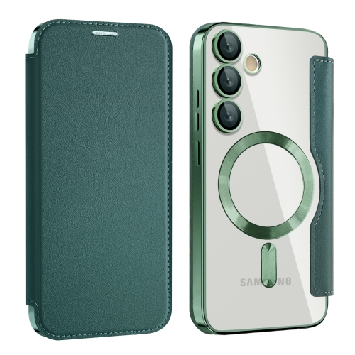 For Samsung Galaxy S24 FE 5G Shield MagSafe RFID Anti-theft Leather Phone Case(Green)
For Samsung Galaxy S24 FE 5G Shield MagSafe RFID Anti-theft Leather Phone Case(Green)