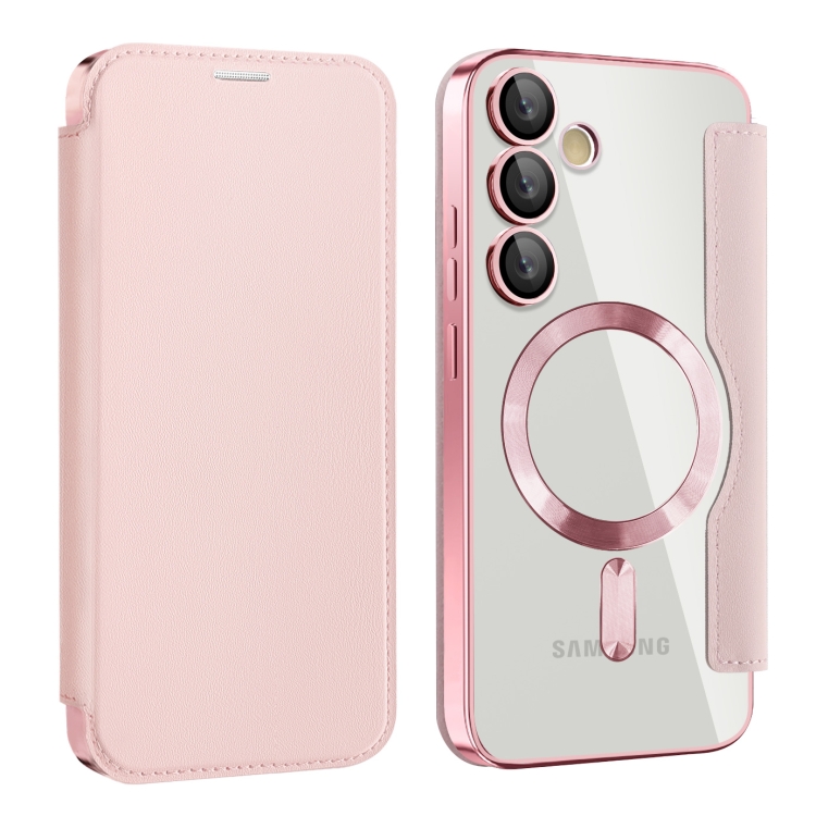For Samsung Galaxy S24 FE 5G Shield MagSafe RFID Anti-theft Leather Phone Case(Pink)
For Samsung Galaxy S24 FE 5G Shield MagSafe RFID Anti-theft Leather Phone Case(Pink)