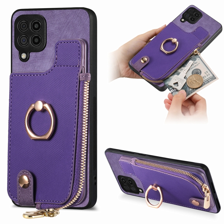 For Samsung Galaxy A12 5G Cross Leather Ring Vertical Zipper Wallet Back Phone Case(Black)
For Samsung Galaxy A12 5G Cross Leather Ring Vertical Zipper Wallet Back Phone Case(Black)