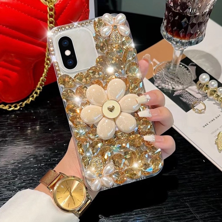 For iPhone XS Max Sunflower Holder Hand-set Diamond PC Phone Case(Gold) 
For iPhone XS Max Sunflower Holder Hand-set Diamond PC Phone Case(Gold)