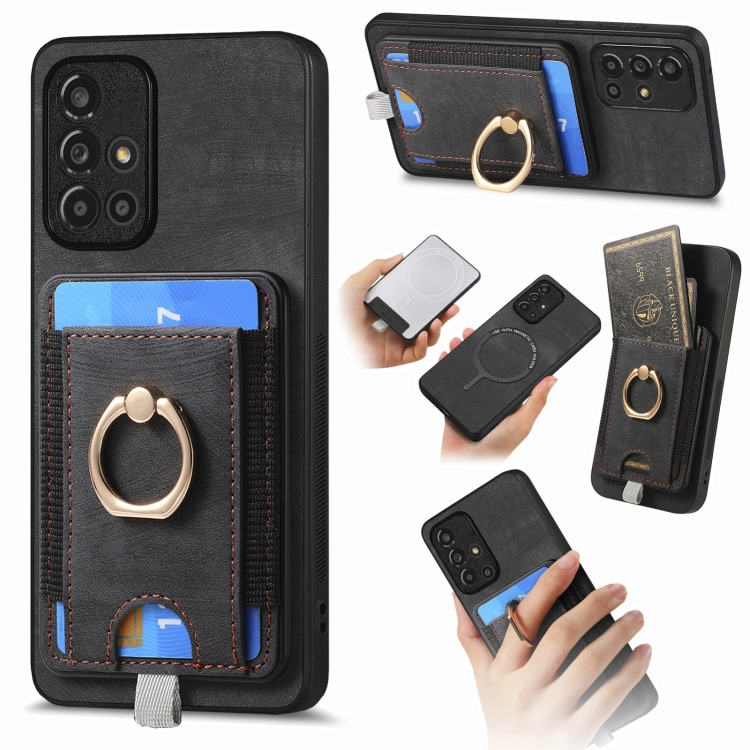 For Samsung Galaxy A51 5G Retro Splitable Magnetic Card Bag Leather Phone Case(Black)
For Samsung Galaxy A51 5G Retro Splitable Magnetic Card Bag Leather Phone Case(Black)