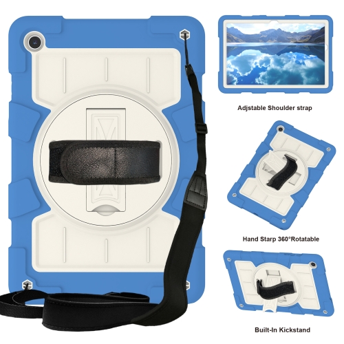 For Samsung Galaxy Tab A9+ Silicone Hybrid PC Shockproof Tablet Case with Shoulder Strap(Azure Blue)
For Samsung Galaxy Tab A9+ Silicone Hybrid PC Shockproof Tablet Case with Shoulder Strap(Azure Blue)