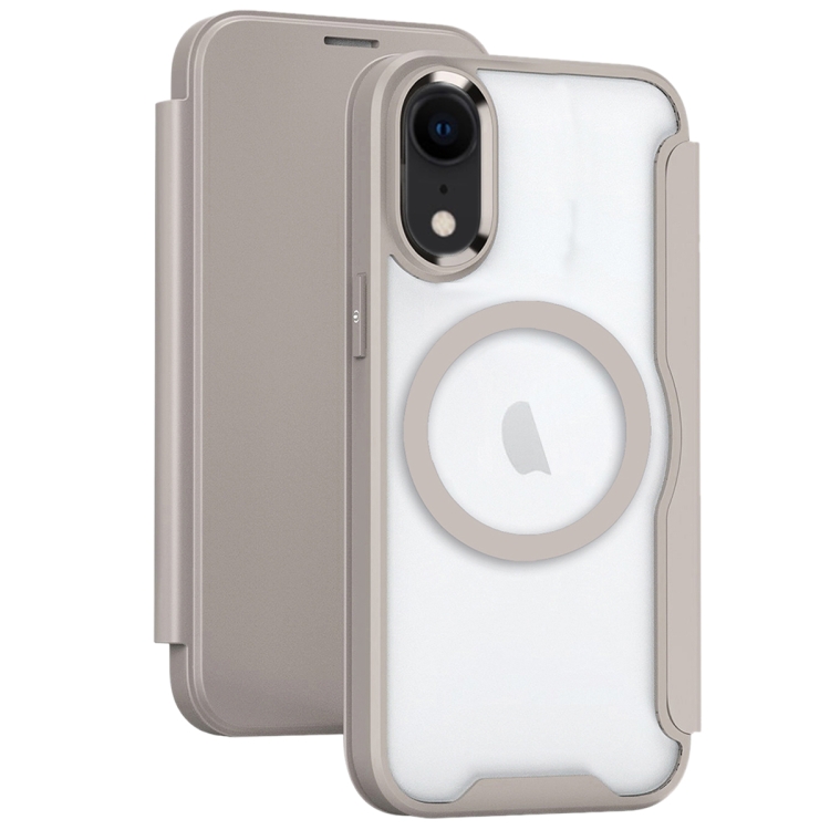 For iPhone XR MagSafe RFID Blocking Adsorption Flip Leather Phone Case(Khaki)
For iPhone XR MagSafe RFID Blocking Adsorption Flip Leather Phone Case(Khaki)