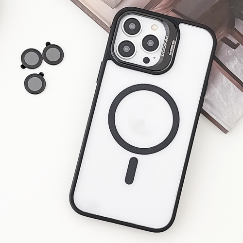 For iPhone 14 Pro Max MagSafe Acrylic Hybrid TPU Holder Phone Case with Lens film(Black)
For iPhone 14 Pro Max MagSafe Acrylic Hybrid TPU Holder Phone Case with Lens film(Black)