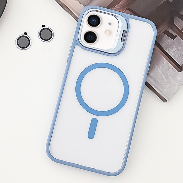 For iPhone 12 MagSafe Acrylic Hybrid TPU Holder Phone Case with Lens film(Light Blue)
For iPhone 12 MagSafe Acrylic Hybrid TPU Holder Phone Case with Lens film(Light Blue)