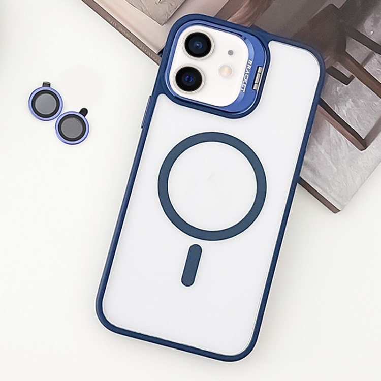 For iPhone 11 MagSafe Acrylic Hybrid TPU Holder Phone Case with Lens film(Deep Blue)
For iPhone 11 MagSafe Acrylic Hybrid TPU Holder Phone Case with Lens film(Deep Blue)