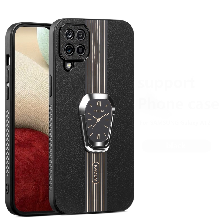 For Samsung Galaxy A12 4G Magnetic Litchi Leather Back Phone Case with Holder(Black)
For Samsung Galaxy A12 4G Magnetic Litchi Leather Back Phone Case with Holder(Black)
