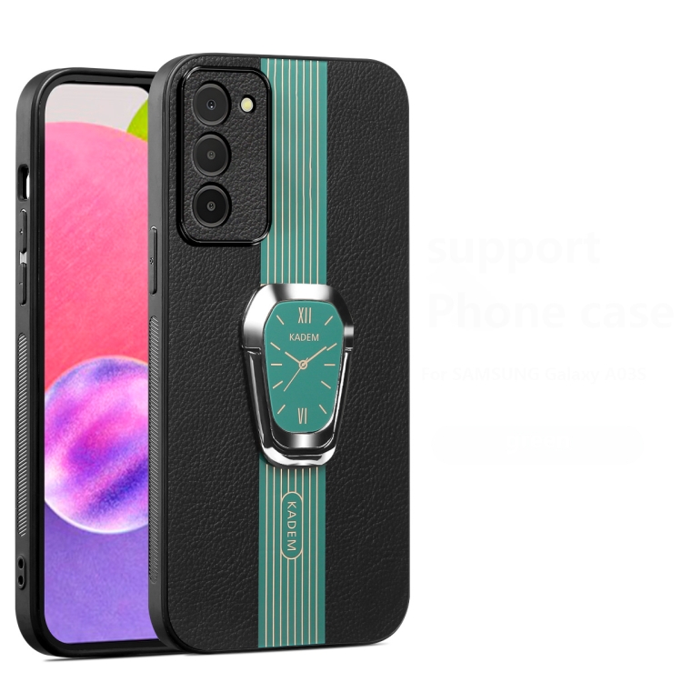 For Samsung Galaxy A03s Magnetic Litchi Leather Back Phone Case with Holder(Green)
For Samsung Galaxy A03s Magnetic Litchi Leather Back Phone Case with Holder(Green)