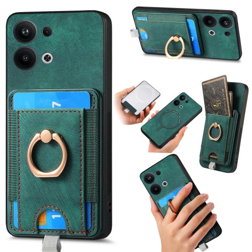 For OPPO Reno9 Pro+ 5G Retro Splitable Magnetic Card Bag Leather Phone Case(Green)
For OPPO Reno9 Pro+ 5G Retro Splitable Magnetic Card Bag Leather Phone Case(Green)