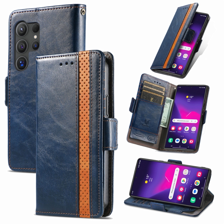 For Samsung Galaxy S25 Ultra 5G CaseNeo Splicing Dual Magnetic Buckle Leather Phone Case(Blue)
For Samsung Galaxy S25 Ultra 5G CaseNeo Splicing Dual Magnetic Buckle Leather Phone Case(Blue)