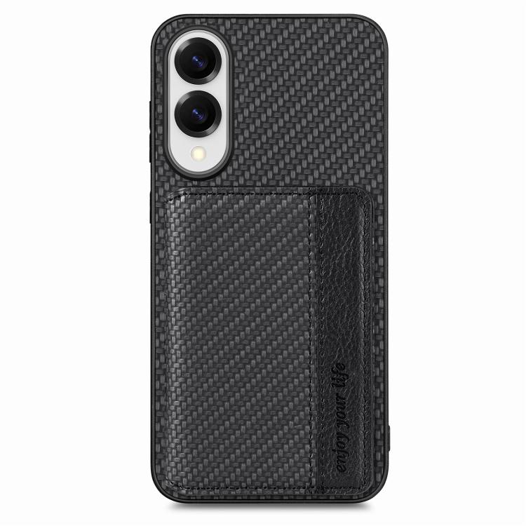 For Samsung Galaxy S25 Edge 5G Carbon Fiber Magnetic Card Wallet RFID Blocking Phone Case(Black)
For Samsung Galaxy S25 Edge 5G Carbon Fiber Magnetic Card Wallet RFID Blocking Phone Case(Black)