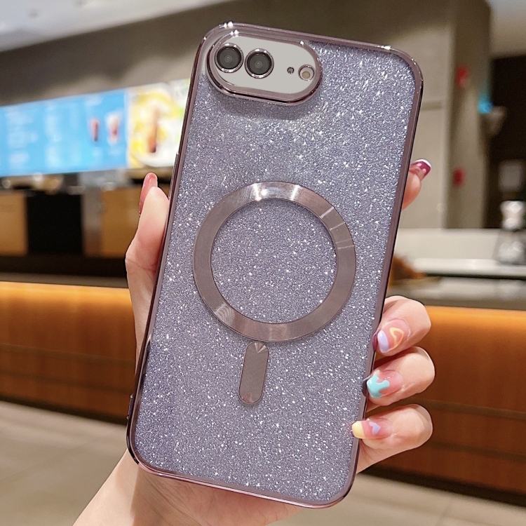 For iPhone 7 Plus / 8 Plus MagSafe Glitter Electroplating TPU Phone Case(Purple)
For iPhone 7 Plus / 8 Plus MagSafe Glitter Electroplating TPU Phone Case(Purple)