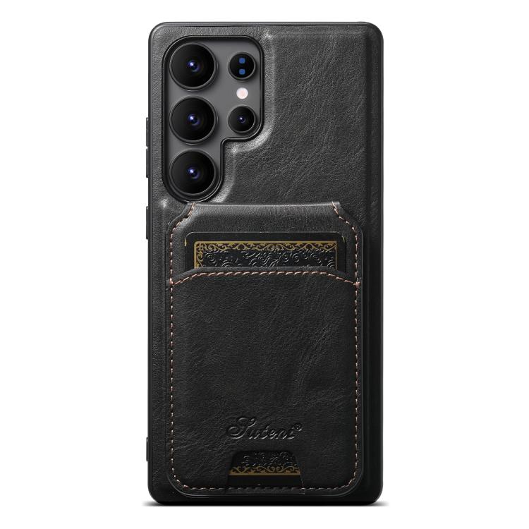 For Samsung Galaxy S25 Ultra 5G Suteni H15 Oil Eax Leather Detachable Wallet Back Phone Case(Black)
For Samsung Galaxy S25 Ultra 5G Suteni H15 Oil Eax Leather Detachable Wallet Back Phone Case(Black)
