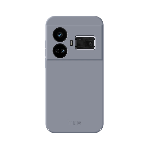 

For Realme GT5 MOFI Qin Series Skin Feel All-inclusive PC Phone Case(Gray)