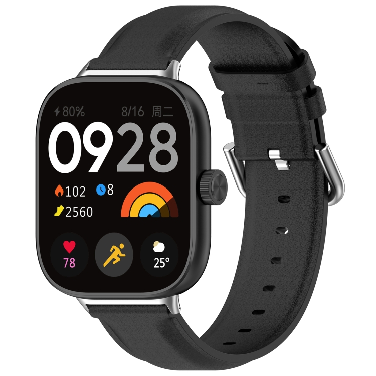 For Xiaomi Smart Band 9 Pro / 8 Pro Round Tail Top Layer Leather Watch Band(Black)
For Xiaomi Smart Band 9 Pro / 8 Pro Round Tail Top Layer Leather Watch Band(Black)