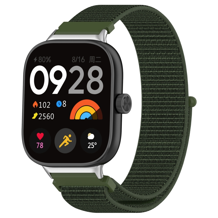 For Xiaomi Mi Band 8 Pro Nylon Loop Metal Connector Watch Band(Army Green) 
For Xiaomi Mi Band 8 Pro Nylon Loop Metal Connector Watch Band(Army Green)