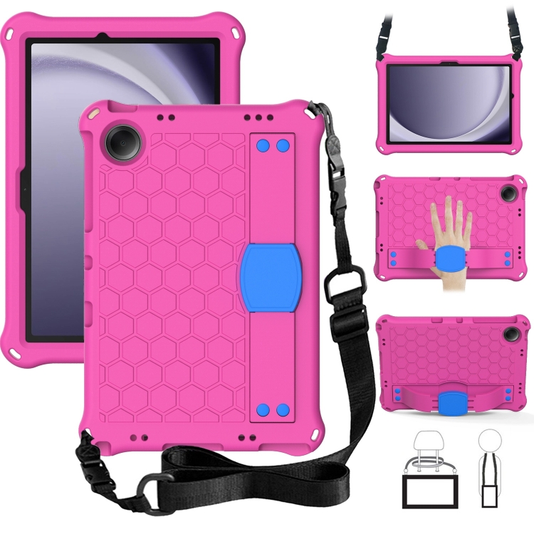 For Samsung Galaxy Tab A9+ 11 X216B Honeycomb EVA Hybrid PC Tablet Case with Strap(Rose Red+Blue)
For Samsung Galaxy Tab A9+ 11 X216B Honeycomb EVA Hybrid PC Tablet Case with Strap(Rose Red+Blue)