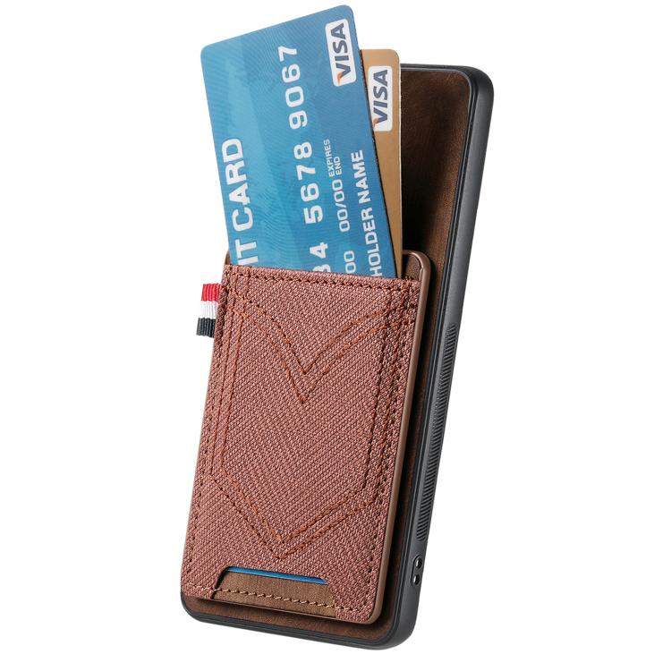 For Redmi K80 / Poco F7 Pro Denim Texture Leather Skin Phone Case with Card Slot(Brown)
For Redmi K80 / Poco F7 Pro Denim Texture Leather Skin Phone Case with Card Slot(Brown)