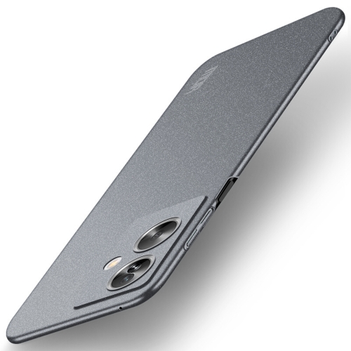 

For OPPO A2 / A79 5G MOFI Fandun Series Frosted PC Ultra-thin All-inclusive Phone Case(Gray)