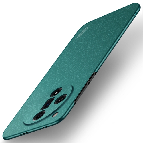 

For OPPO Find X7 Ultra MOFI Fandun Series Frosted PC Ultra-thin All-inclusive Phone Case(Green)