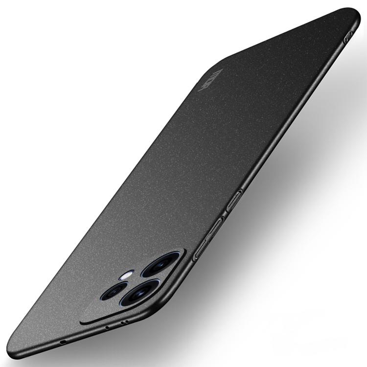 For OPPO Reno 15c 5G MOFI Fandun Series Frosted PC Ultra-thin All-inclusive Phone Case(Black)
For OPPO Reno 15c 5G MOFI Fandun Series Frosted PC Ultra-thin All-inclusive Phone Case(Black)