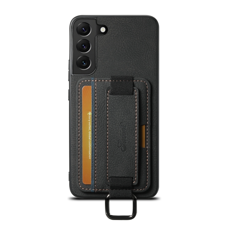 For Samsung Galaxy S22+ 5G Suteni H13 Litchi Leather Wrist Strap Wallet Back Phone Case(Black)
For Samsung Galaxy S22+ 5G Suteni H13 Litchi Leather Wrist Strap Wallet Back Phone Case(Black)