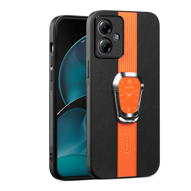For Motorola Moto G54 Magnetic Litchi Leather Back Phone Case with Holder(Orange)
For Motorola Moto G54 Magnetic Litchi Leather Back Phone Case with Holder(Orange)